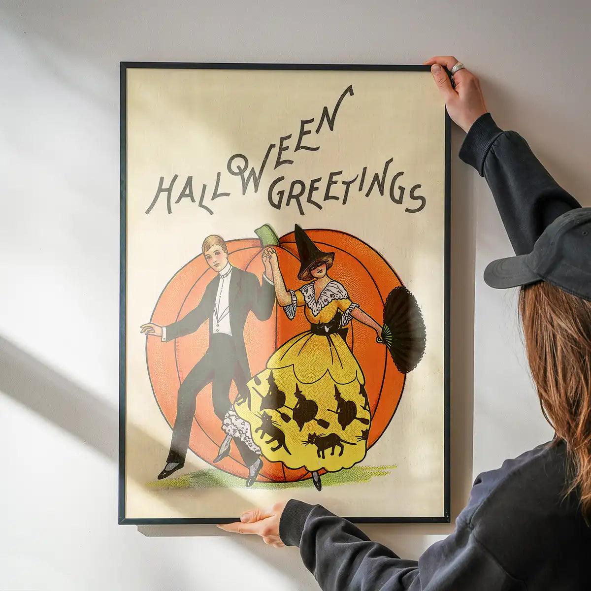 Vintage Halloween's Greetings Print