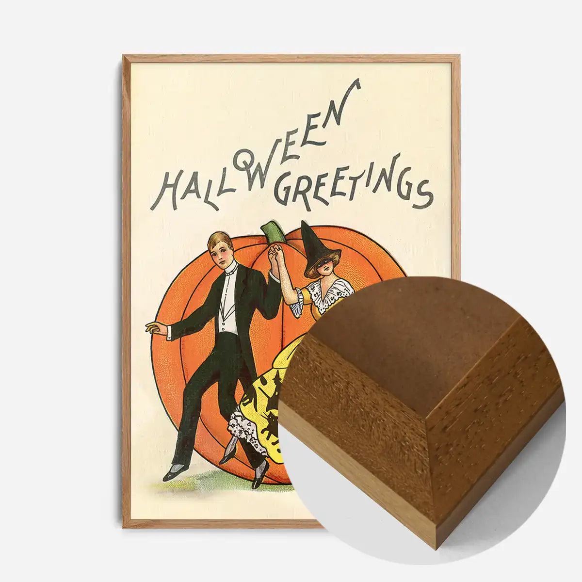 Vintage Halloween's Greetings Print