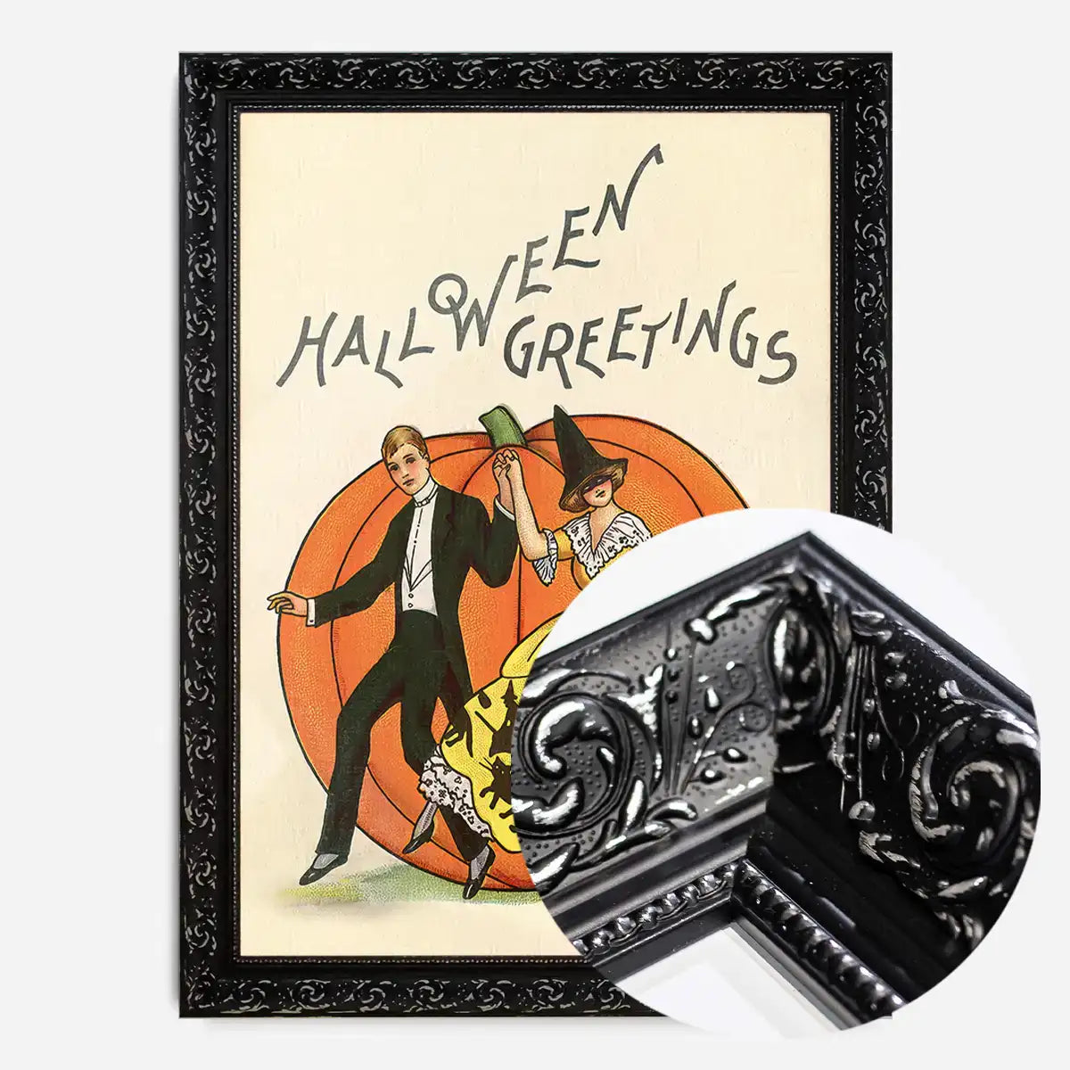 Vintage Halloween's Greetings Print