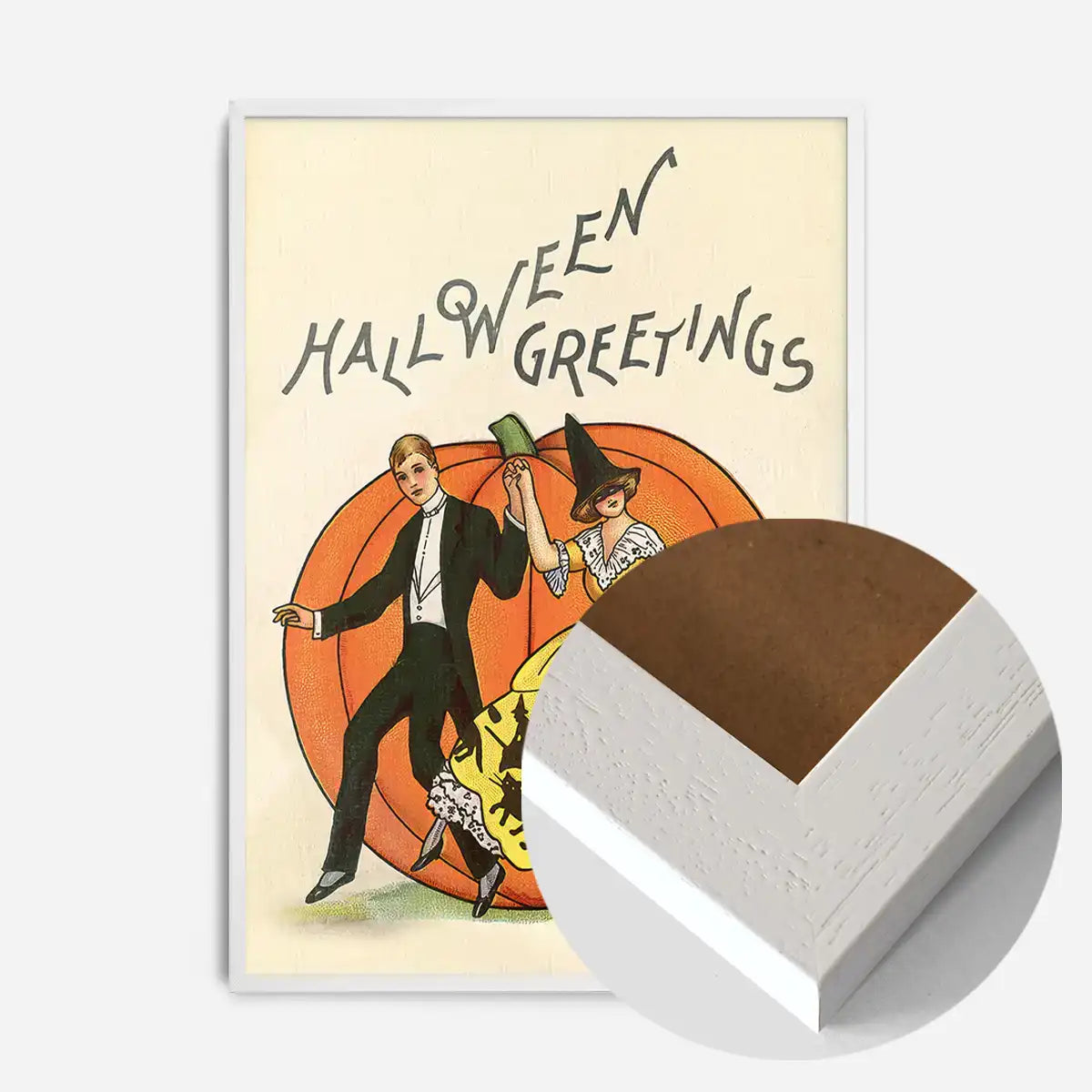 Vintage Halloween's Greetings Print