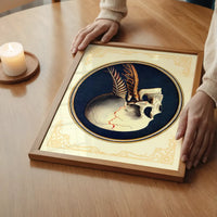 Vintage Skull Medical Diagram Side View Print