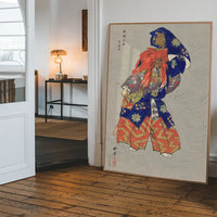 Japanese Actor as Dragon God by Kogyo Tsukioka