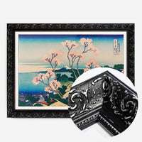 Goten-Yama Hill on the Tokaido by Katsushika Hokusai Flowers Print