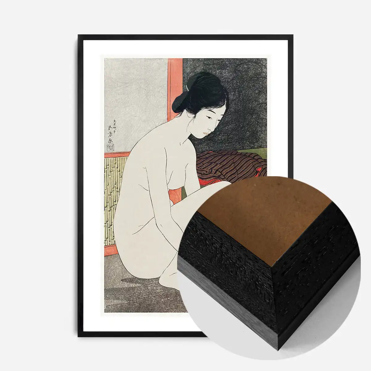 Woman at the Bath by Hashiguchi Goyo