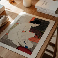 Woman at the Bath by Hashiguchi Goyo