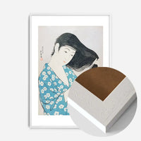 Woman Combing Hair by Hashiguchi Goyo