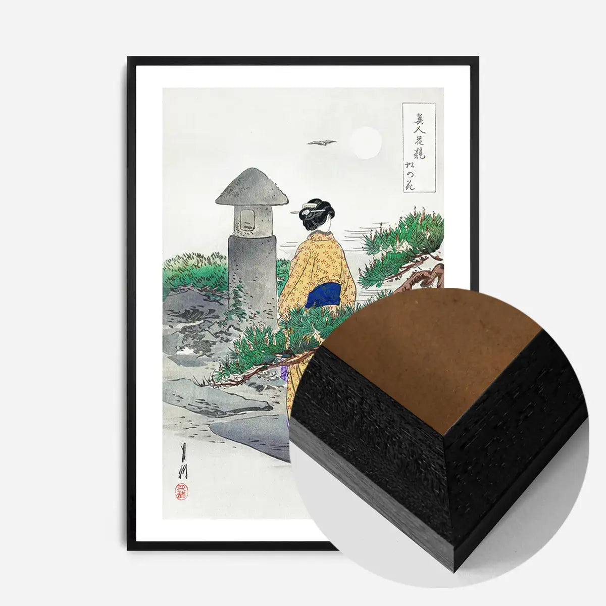Japanese Woman Walking by Ogata Gekko