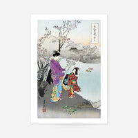Japanese Women at Lake by Ogata Gekko
