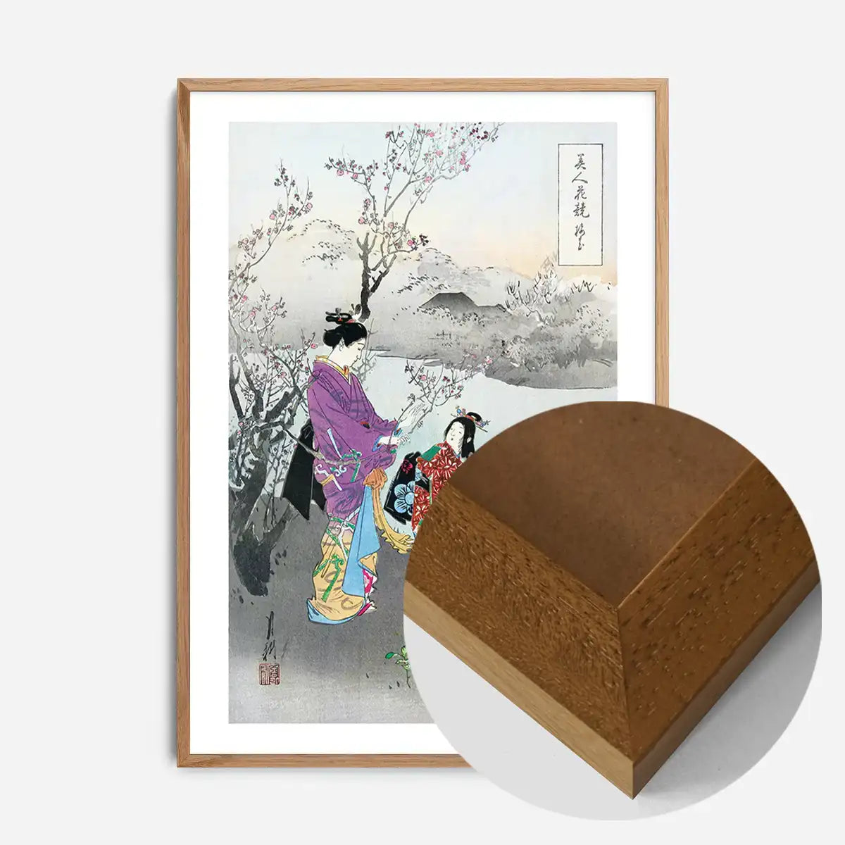 Japanese Women at Lake by Ogata Gekko