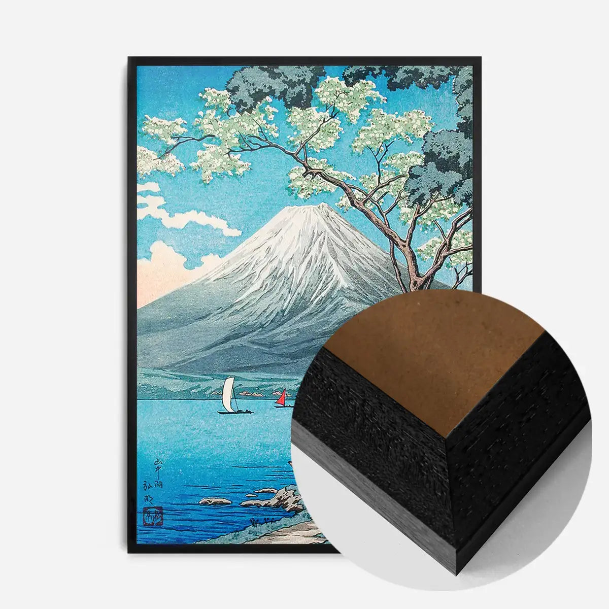 Mount Fuji from Lake Yamanaka print by Hiroaki Takahashi