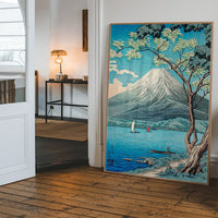 Mount Fuji from Lake Yamanaka print by Hiroaki Takahashi