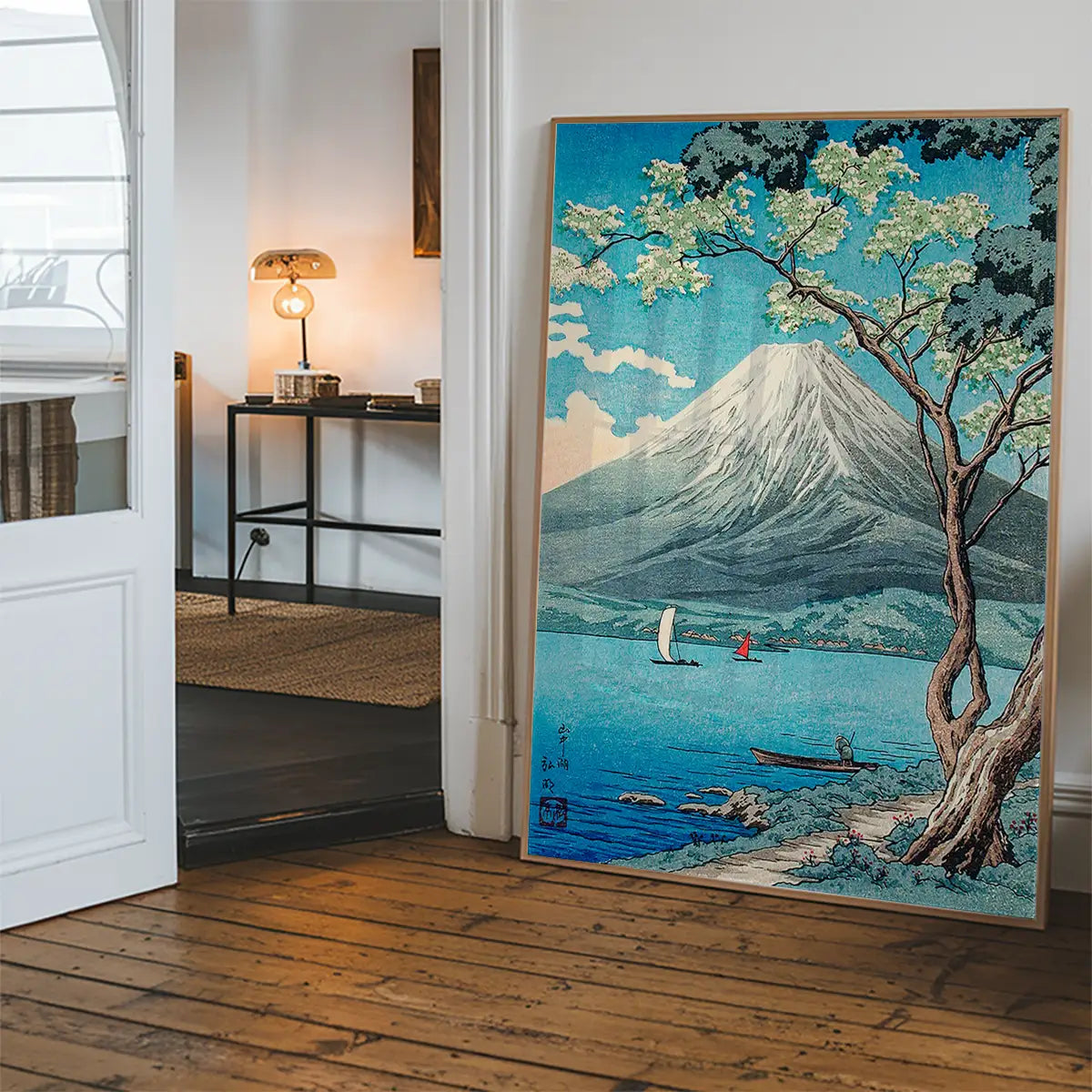 Mount Fuji from Lake Yamanaka print by Hiroaki Takahashi