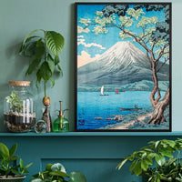 Mount Fuji from Lake Yamanaka print by Hiroaki Takahashi