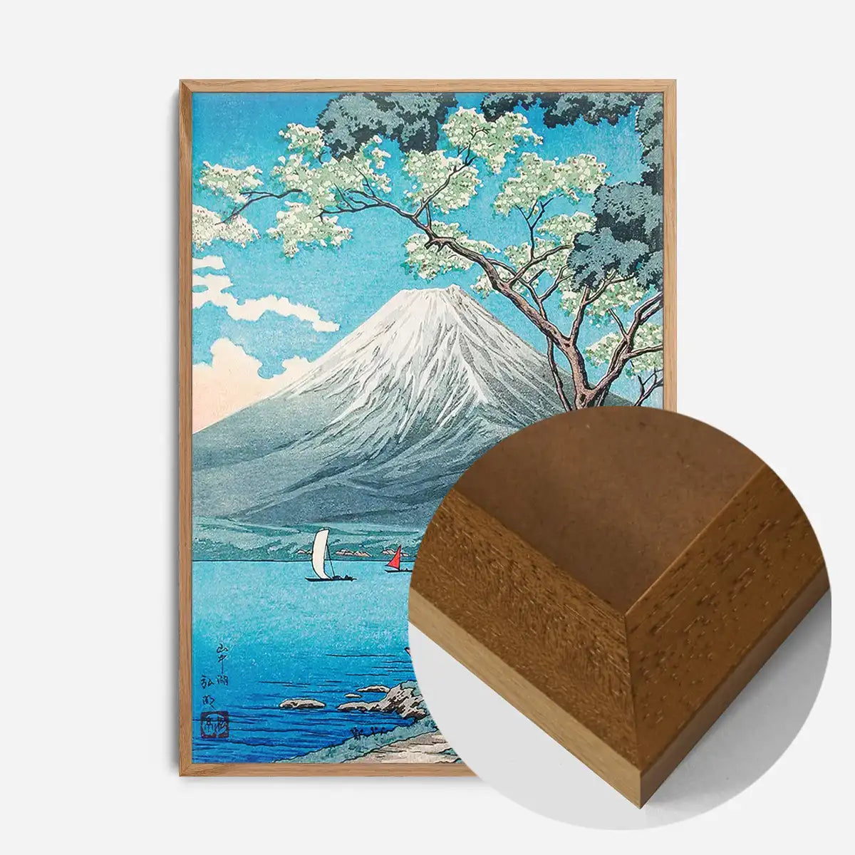 Mount Fuji from Lake Yamanaka print by Hiroaki Takahashi