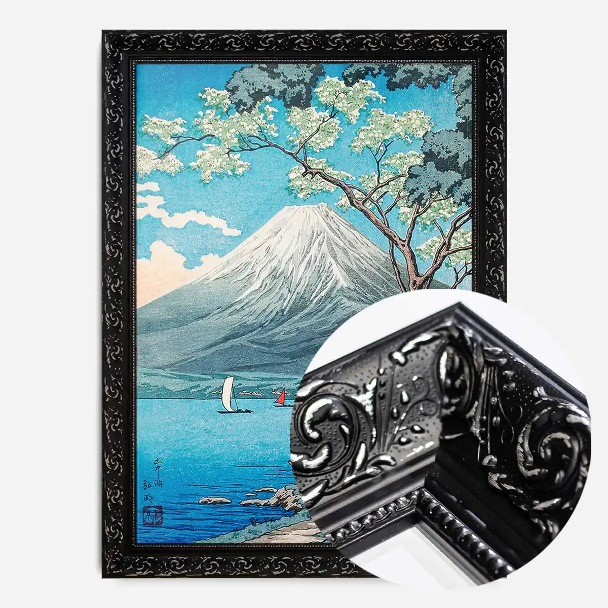 Mount Fuji from Lake Yamanaka print by Hiroaki Takahashi