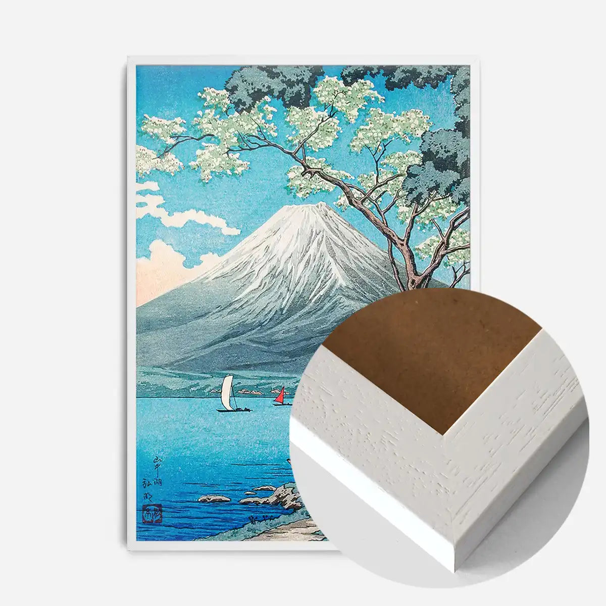 Mount Fuji from Lake Yamanaka print by Hiroaki Takahashi