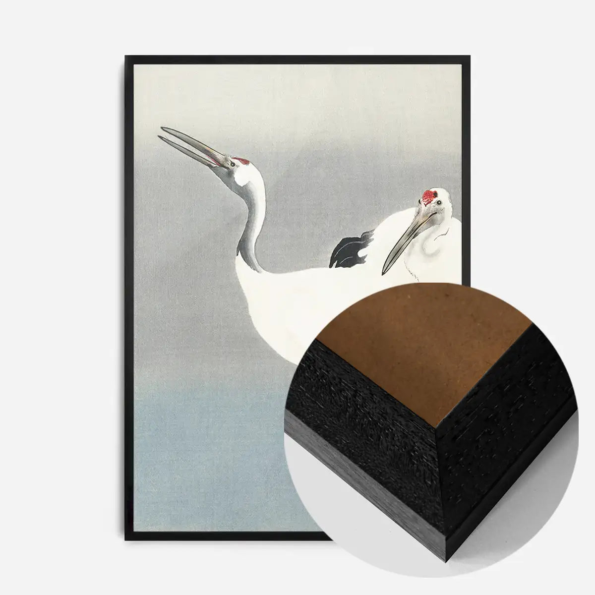 Two Cranes by Ohara Koson