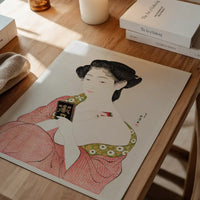 Woman Applying Powder by Goyo Hashiguchi