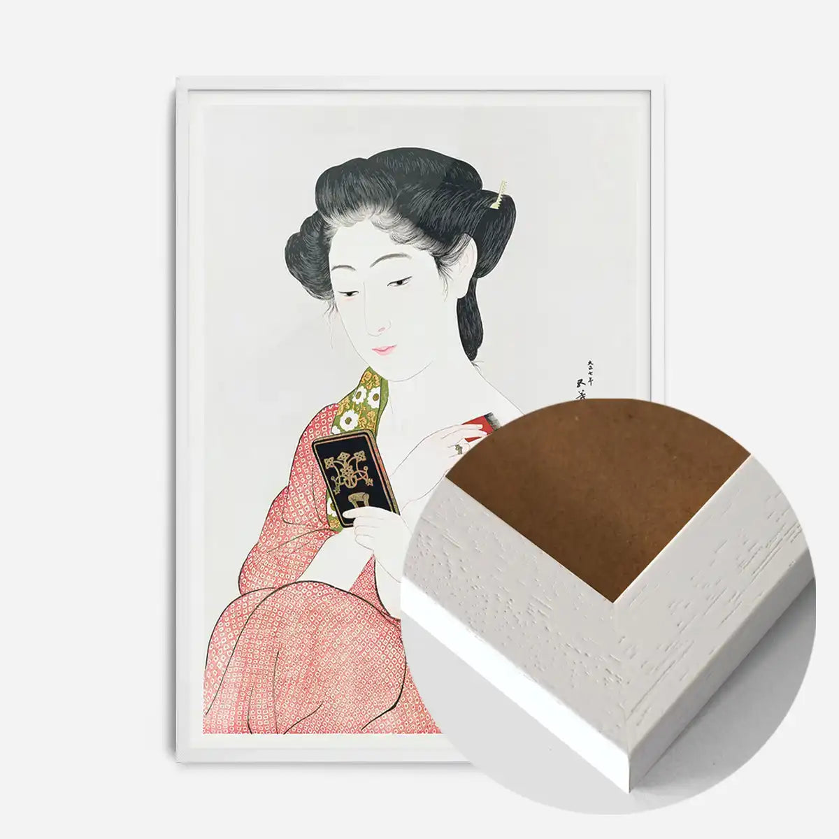 Woman Applying Powder by Goyo Hashiguchi
