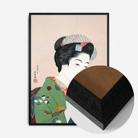 Woman Applying Rouge by Goyo Hashiguchi