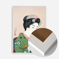 Woman Applying Rouge by Goyo Hashiguchi