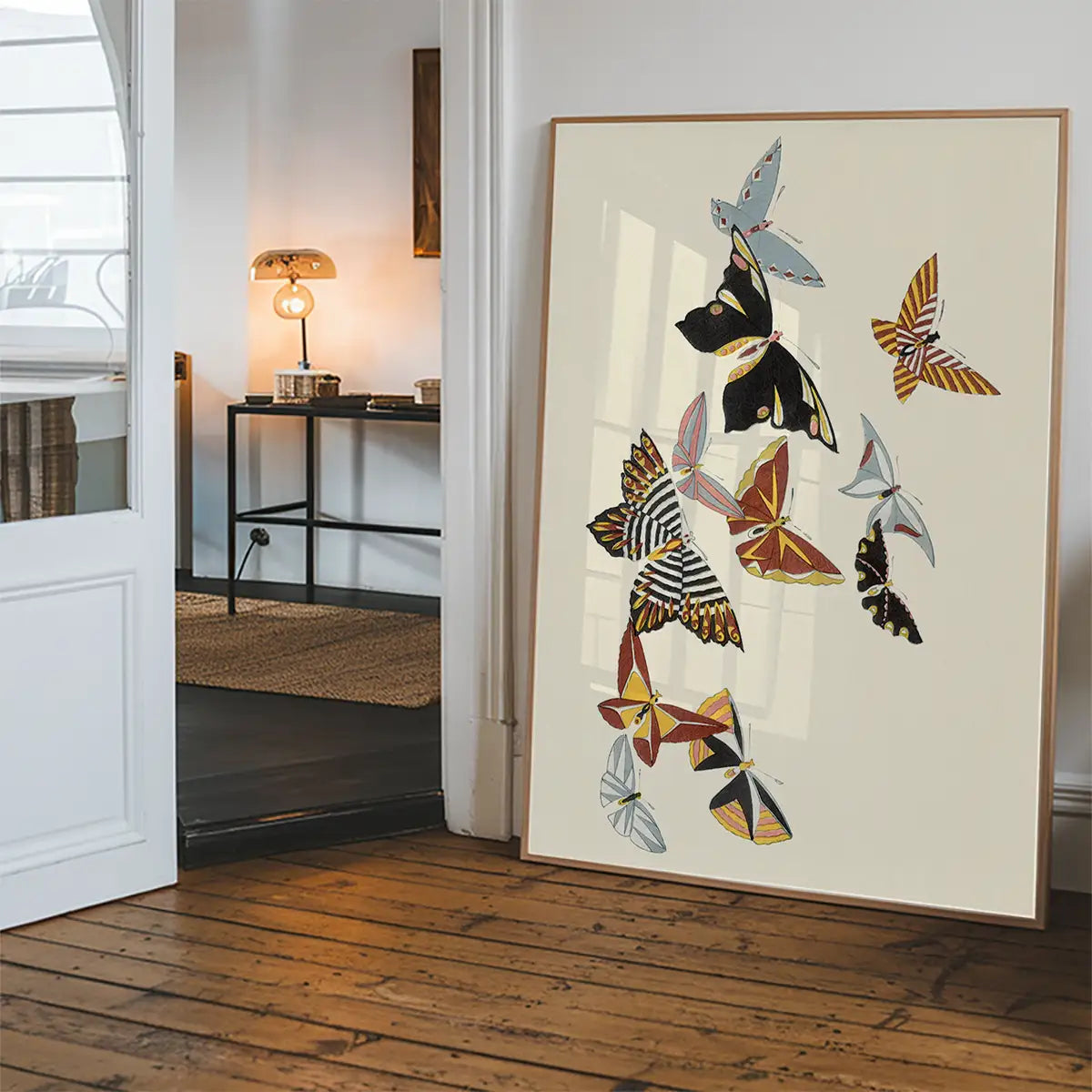 Butterflies painting by Kamisaka Sekka from 1908