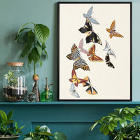 Butterflies painting by Kamisaka Sekka from 1908