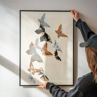 Butterflies painting by Kamisaka Sekka from 1908