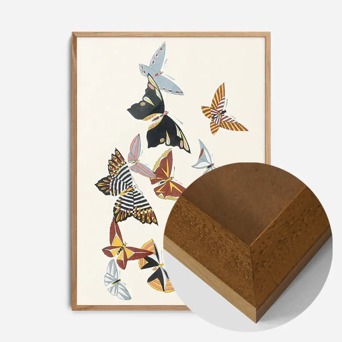 Butterflies painting by Kamisaka Sekka from 1908