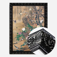 Birds and flowers vintage painting by Yin Hong
