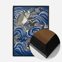Fukasa with Carp in Waves