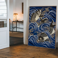 Fukasa with Carp in Waves