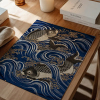 Fukasa with Carp in Waves