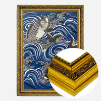 Fukasa with Carp in Waves