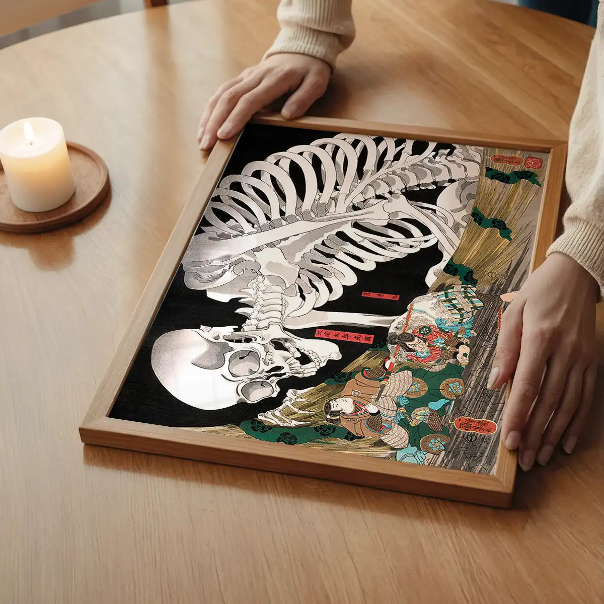 Skeleton Specter by Utagawa Kuniyoshi