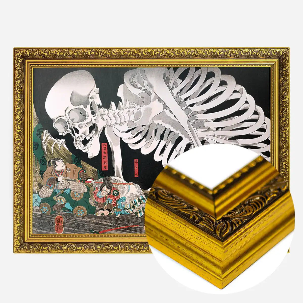 Skeleton Specter by Utagawa Kuniyoshi