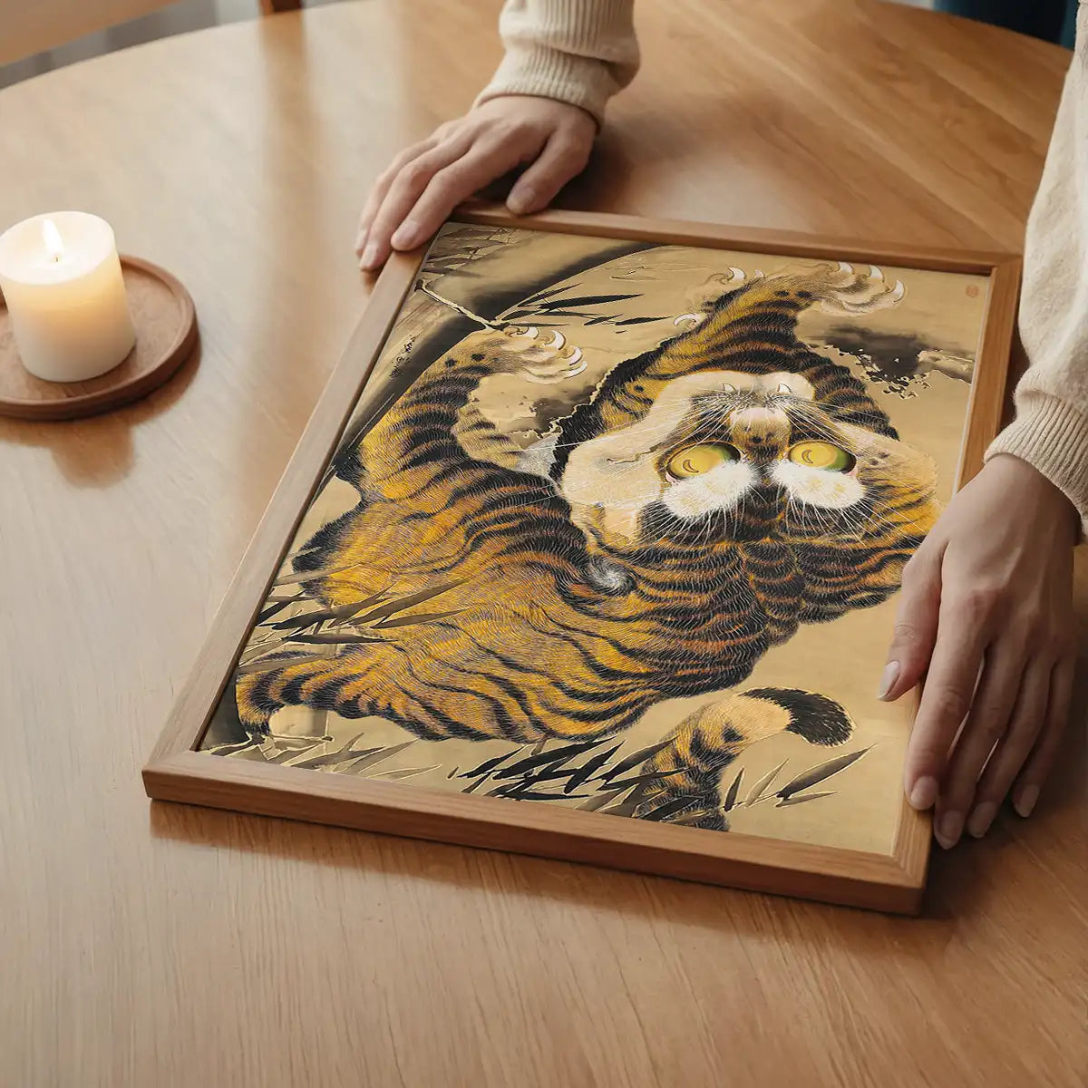 The Tiger of Ryōkoku by Hirokage by Utagawa Hirokage