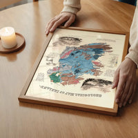 Geological map of Ireland art print