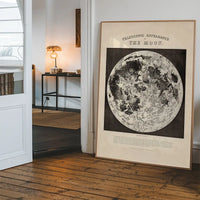 Telescopic Appearance of the Moon art print