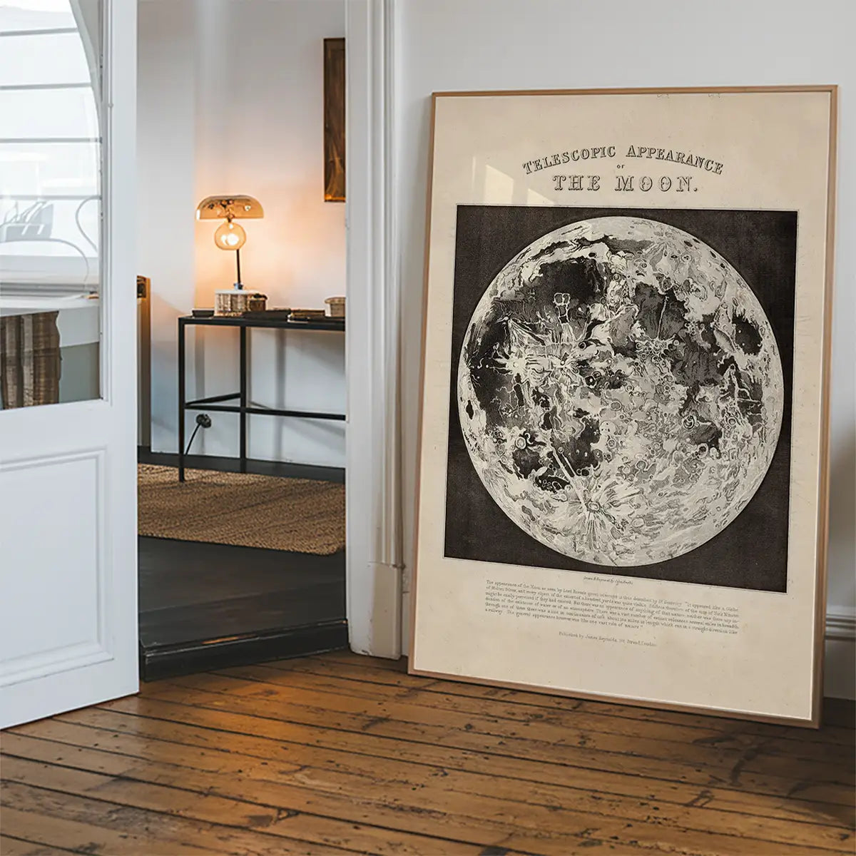 Telescopic Appearance of the Moon art print