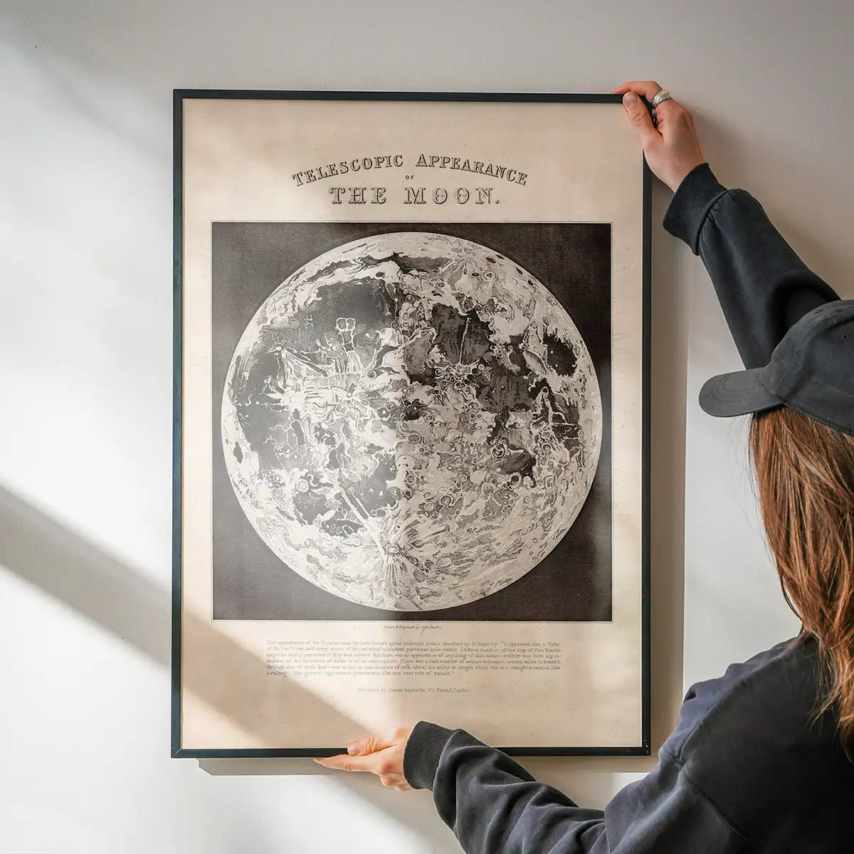 Telescopic Appearance of the Moon art print