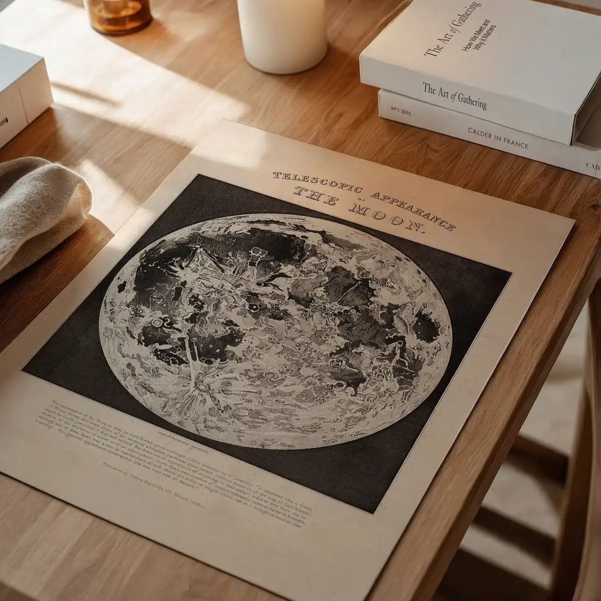 Telescopic Appearance of the Moon art print