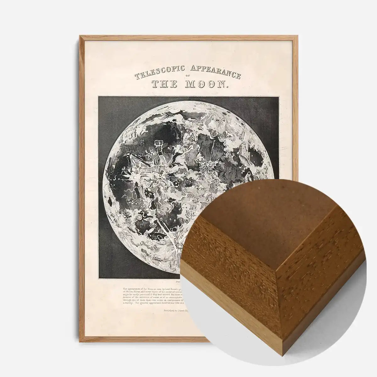 Telescopic Appearance of the Moon art print