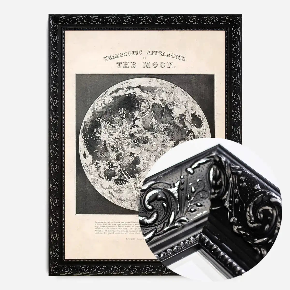 Telescopic Appearance of the Moon art print
