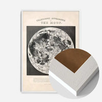 Telescopic Appearance of the Moon art print