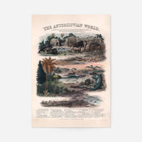 The antediluvian world art print