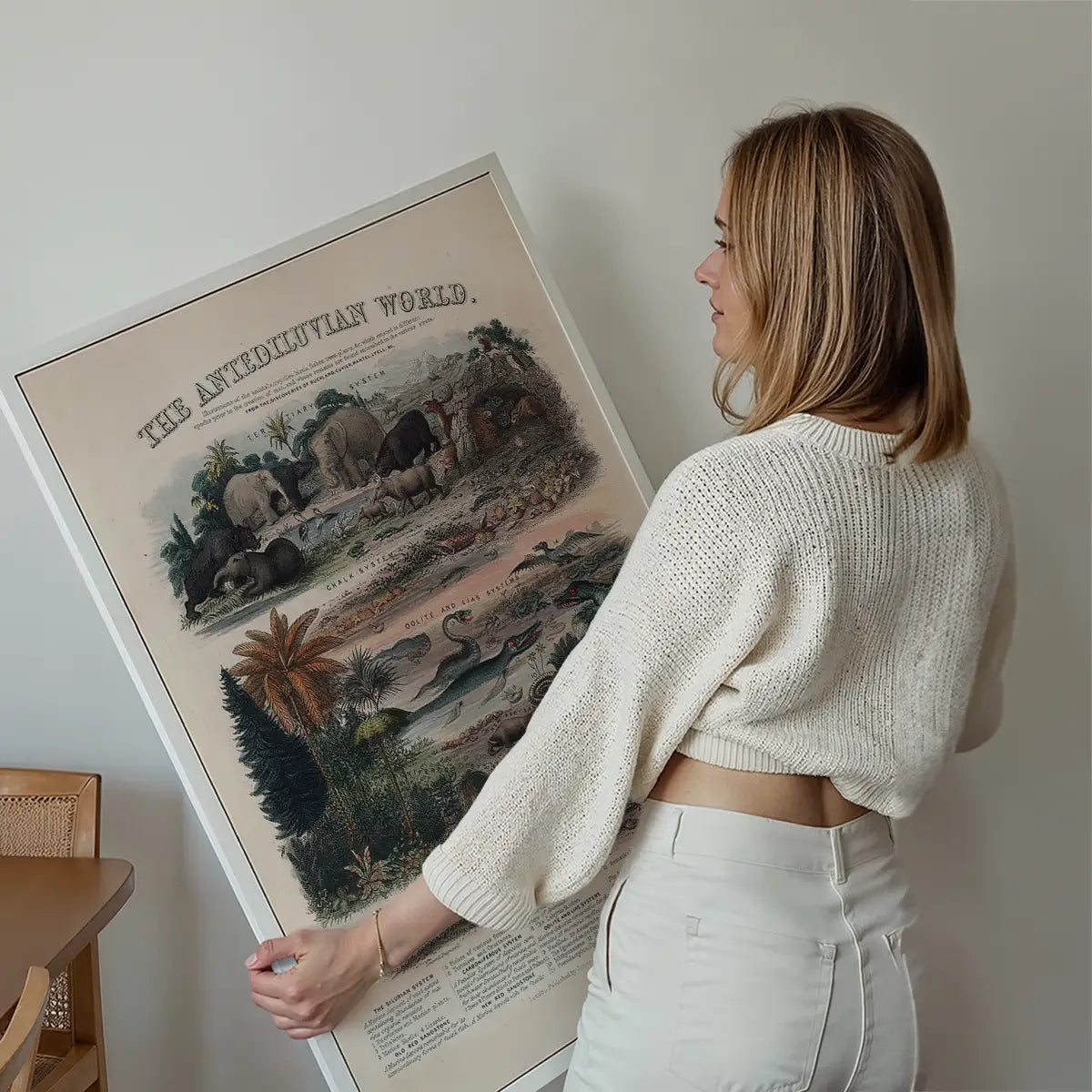 The antediluvian world art print