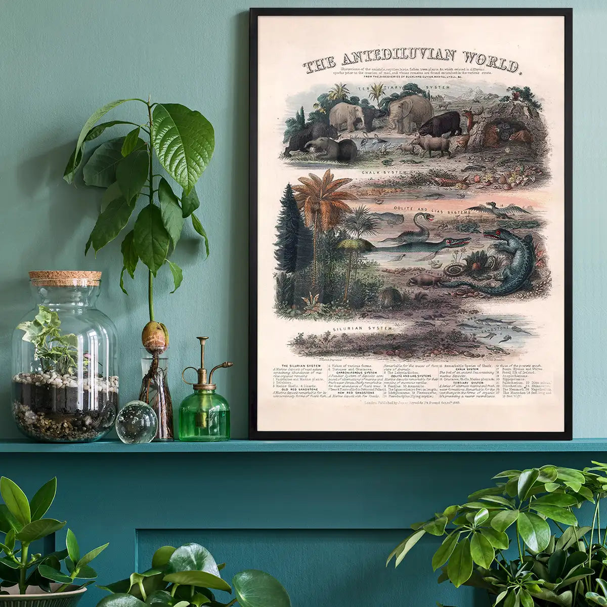 The antediluvian world art print