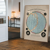 Transparent Chart of the Heavens art print