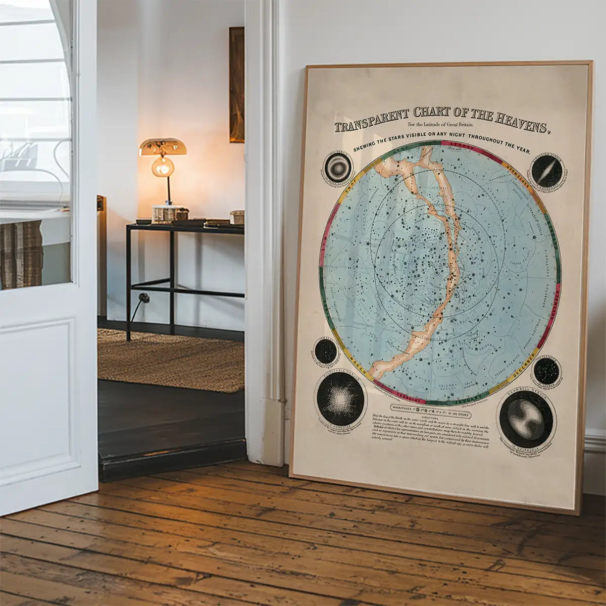 Transparent Chart of the Heavens art print